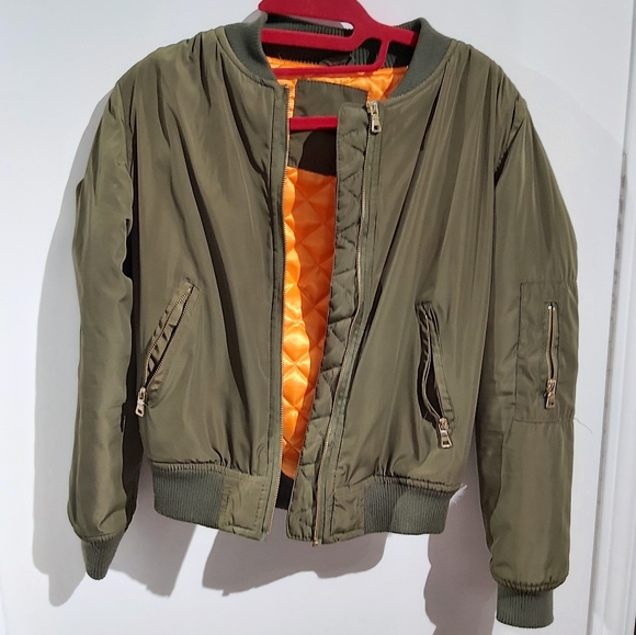 Khaki bomber jacket - Picture 4 of 7